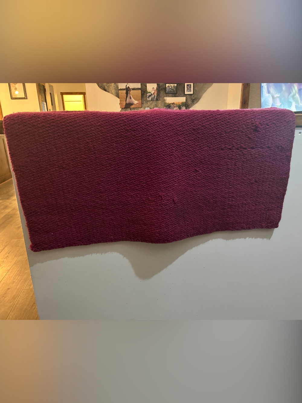 Magenta Western Show Pad, extra large 34” x 38”